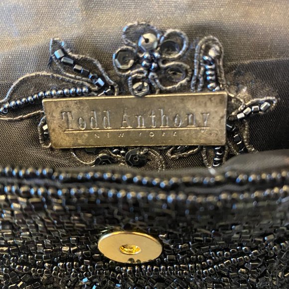 Todd Anthony New York Vintage Beaded Elegant Clutch Handbag Purse - Picture 8 of 10